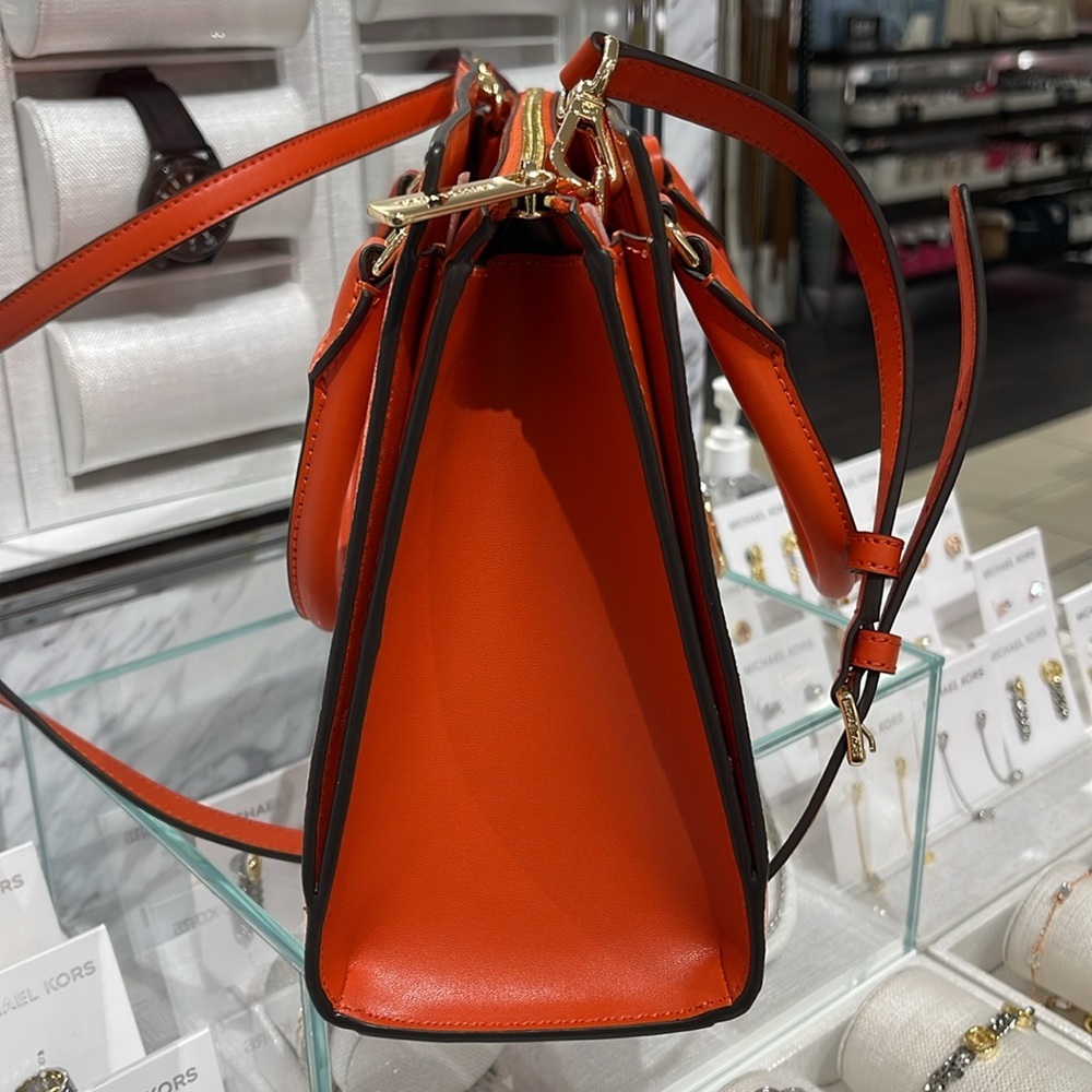 Michael Kors Sheila Medium Ombré Signature Logo Satchel Shoulder Crossbody Bag - Picture 5 of 16